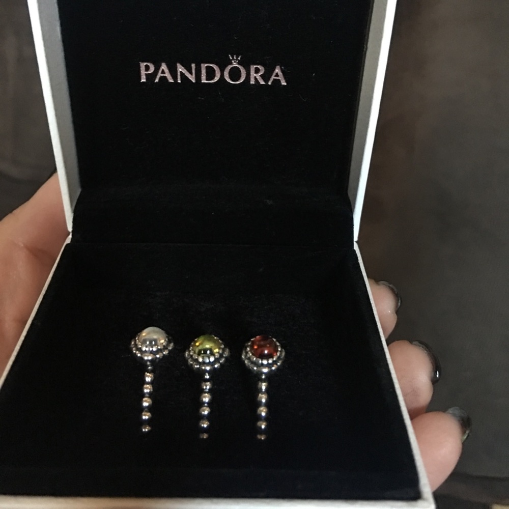 ((((((((SOLD))))))) Pandora Birthday bloom rings